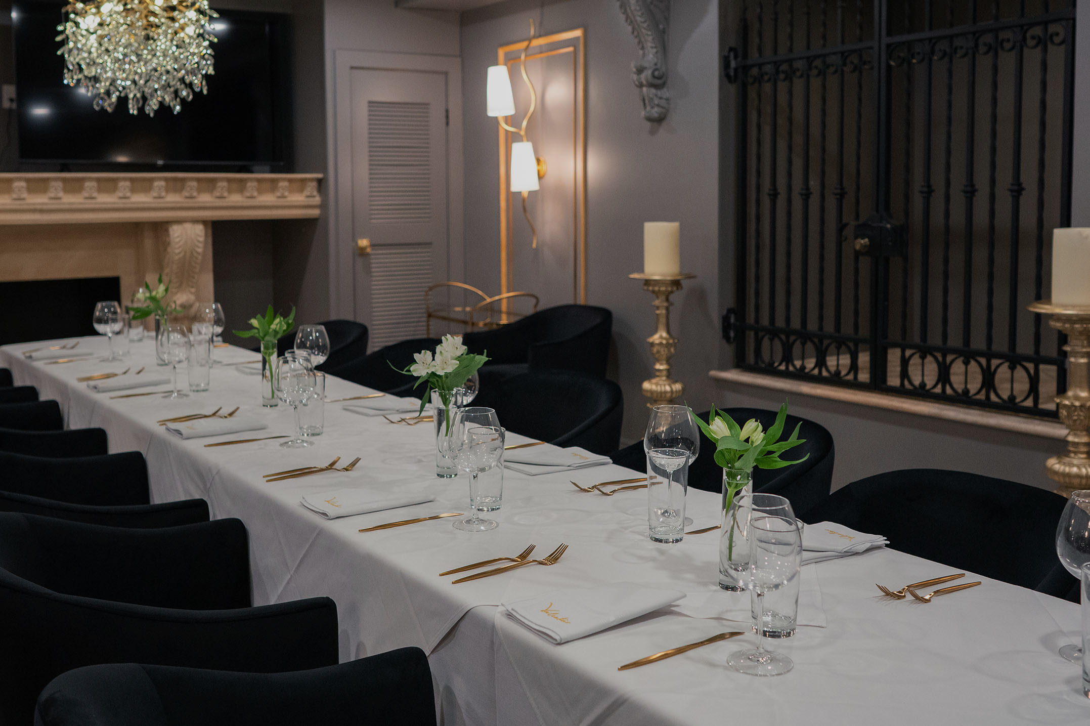 Santo Room Private Event Space at Valentino Ristorante Italiano
