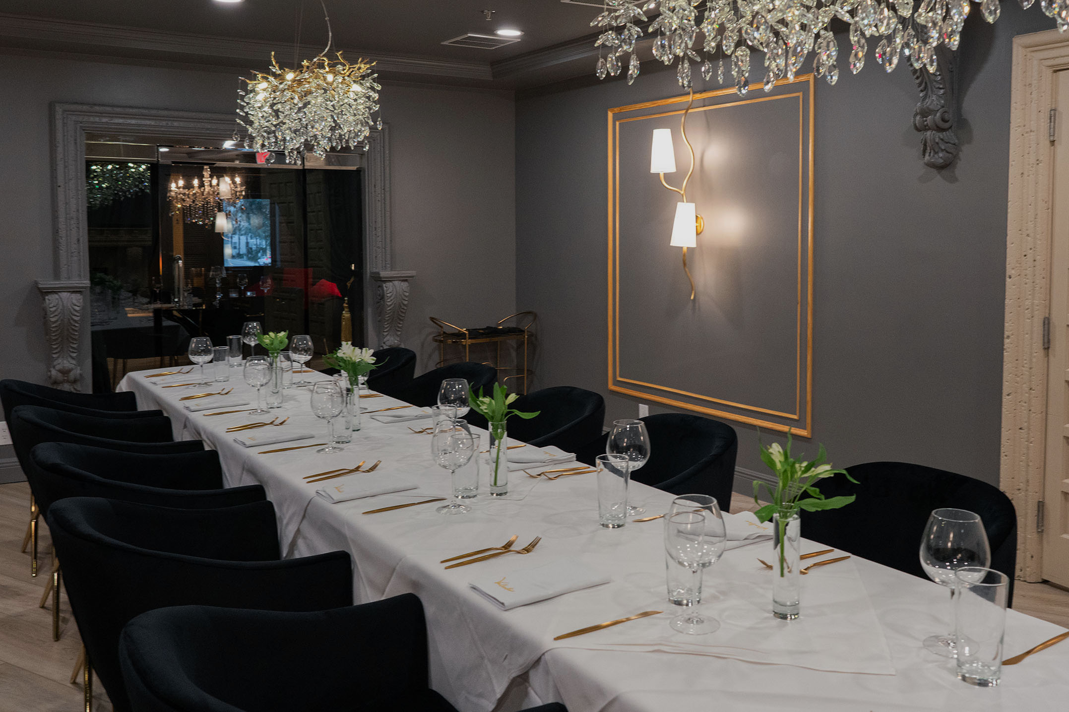 Santo Room Private Event Space at Valentino Ristorante Italiano