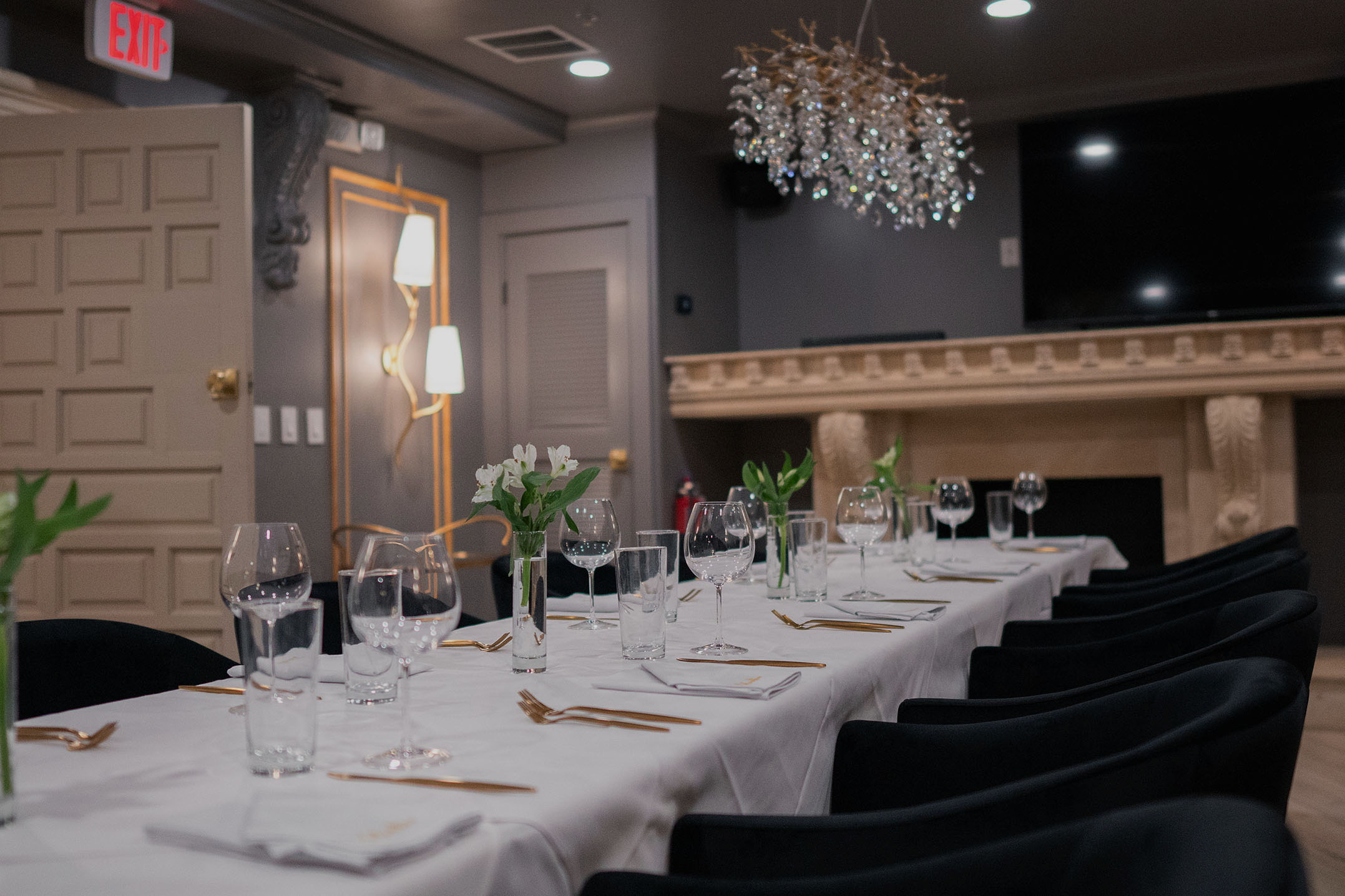 Santo Room Private Event Space at Valentino Ristorante Italiano