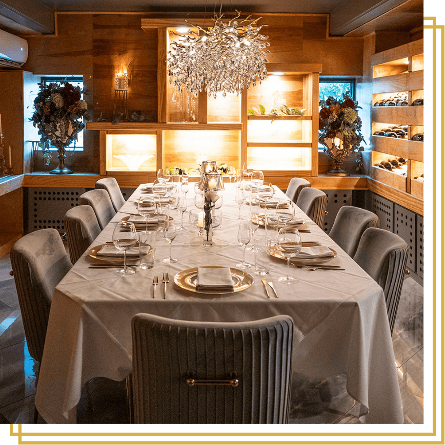 Luxury private dining Clearwater events